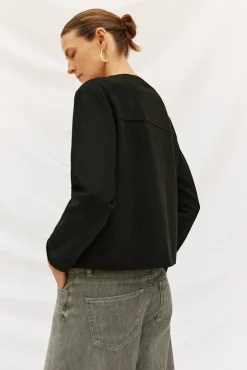 Cazadora efecto piel