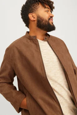 Cazadora efecto piel PLUS