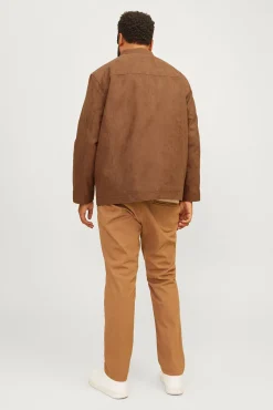 Cazadora efecto piel PLUS