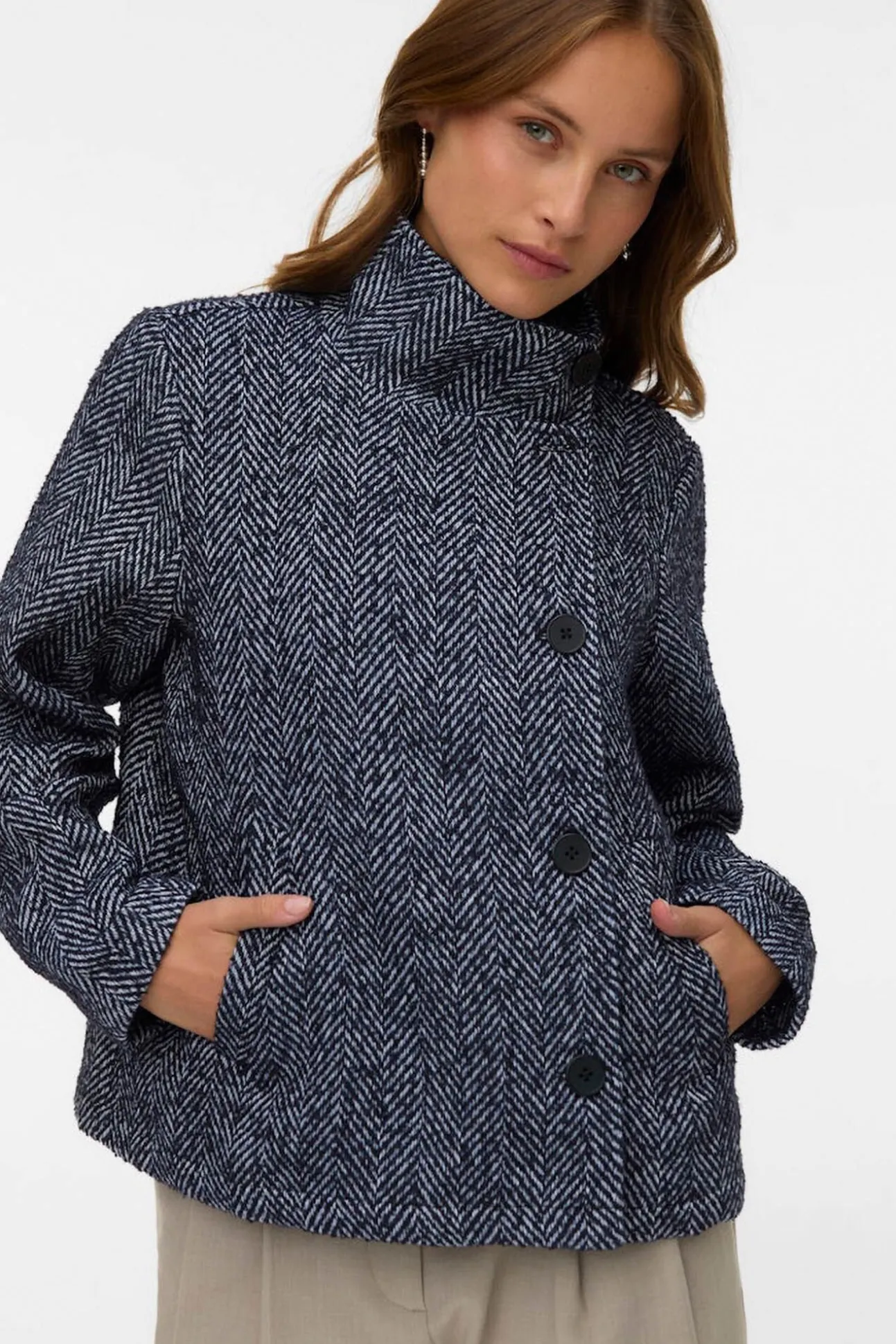 Cazadora estructura espiga