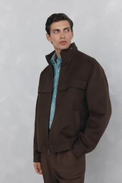 Cazadora handmade lana