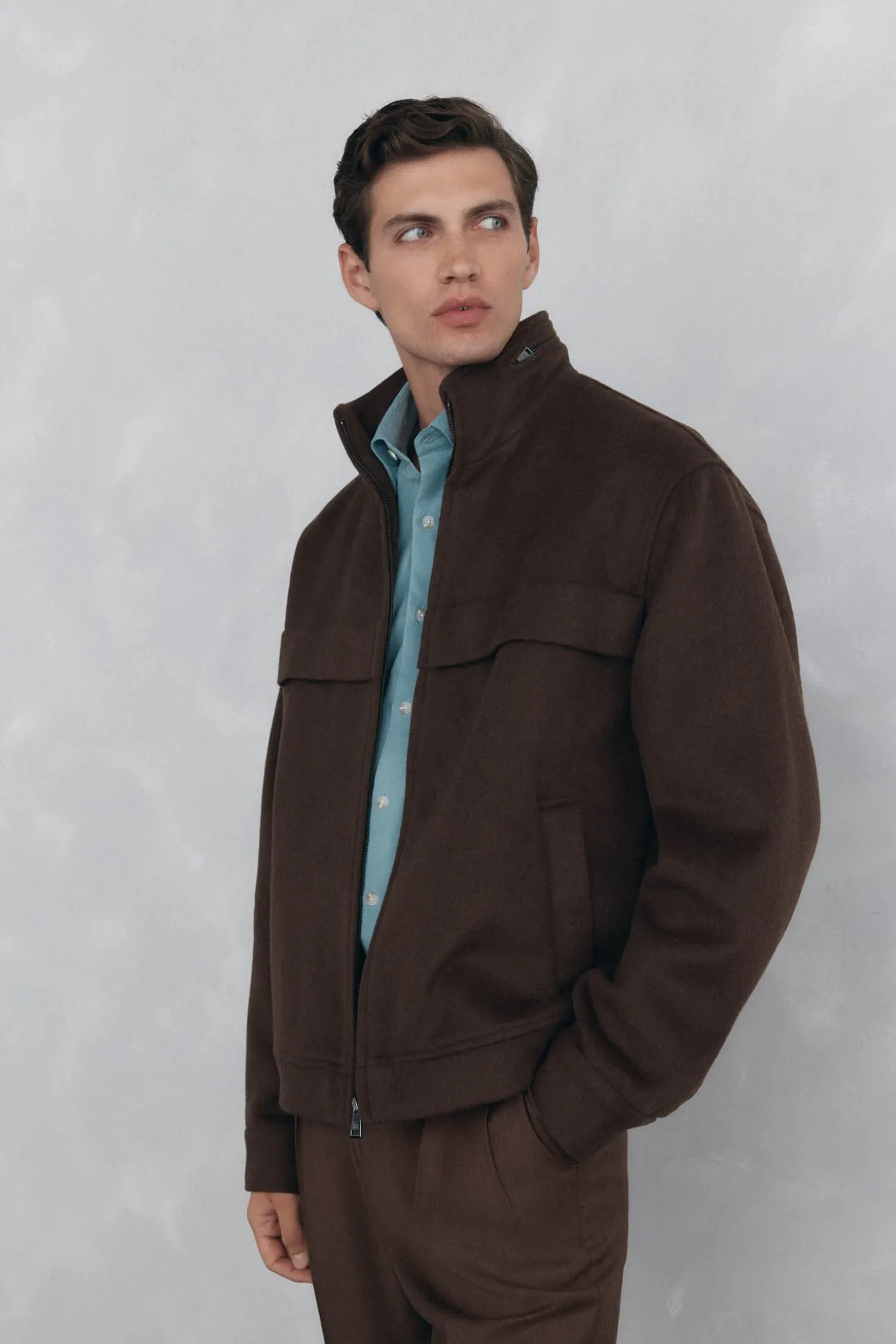 Cazadora handmade lana