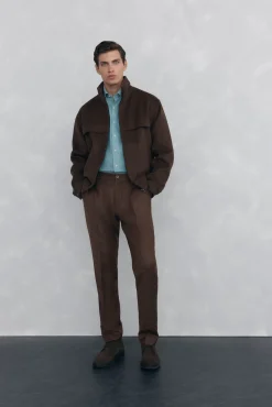 Cazadora handmade lana