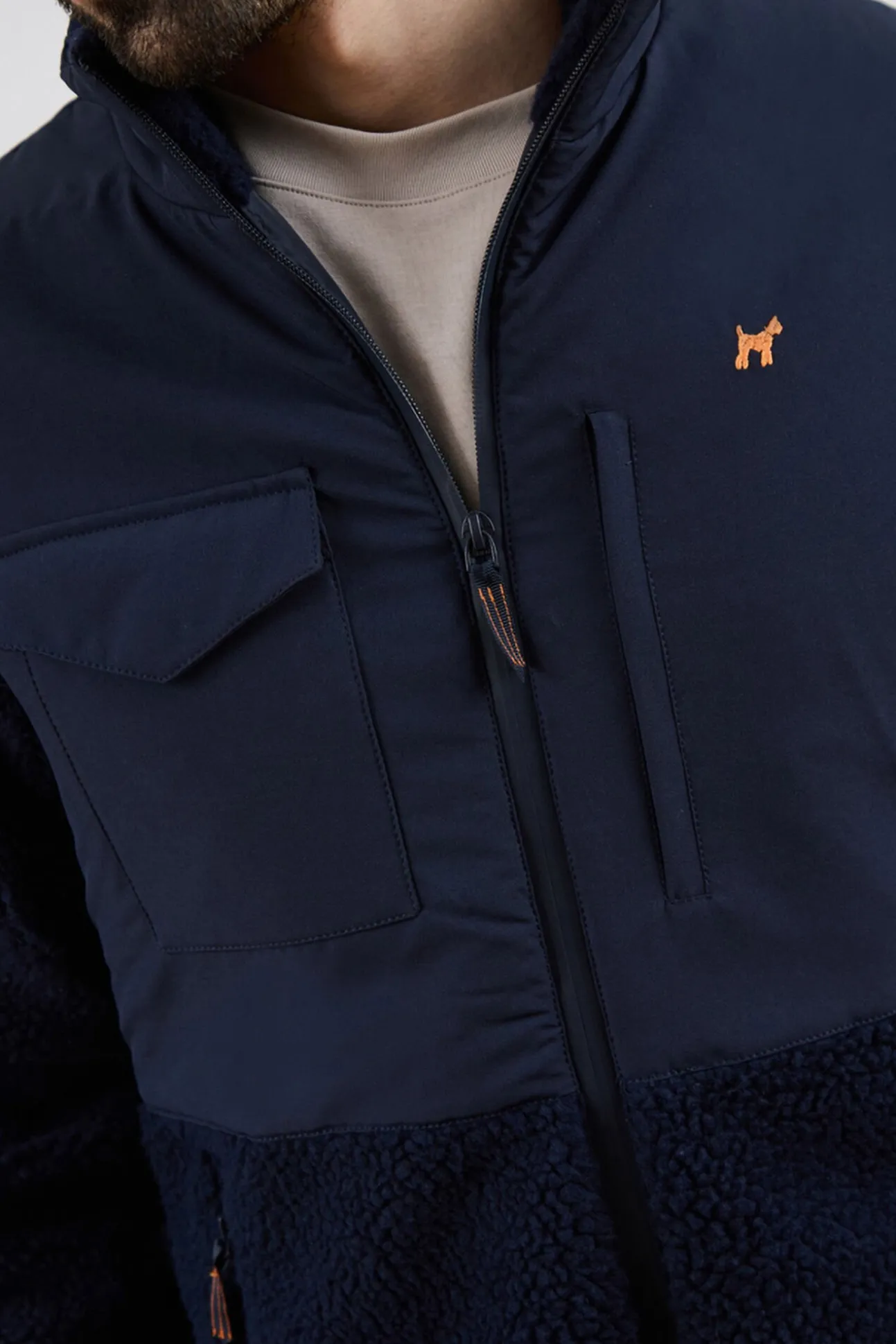 Cazadora Híbrida Borrego