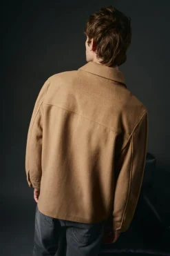 Cazadora mezcla lana