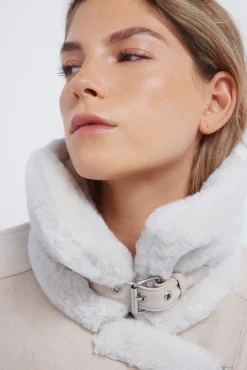 Cazadora motera doble faz