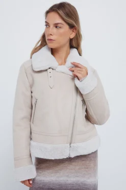 Cazadora motera doble faz