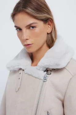 Cazadora motera doble faz