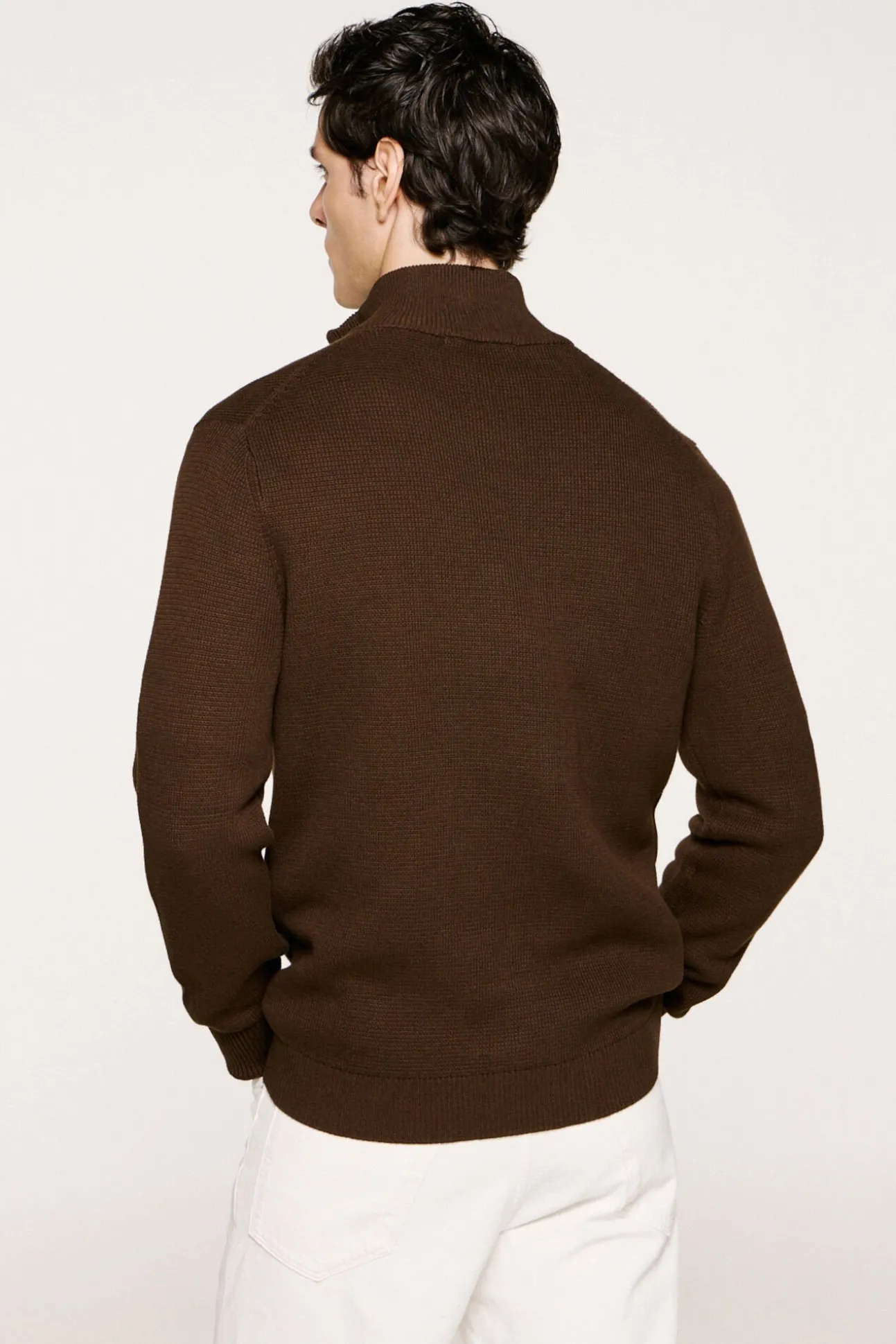 Cazadora punto cremallera 100% algodón orgánico