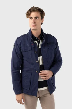 Cazadora Sahariana Con Parches