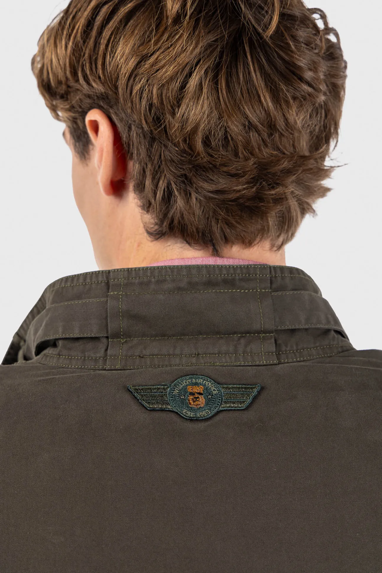 Cazadora Sahariana Con Parches