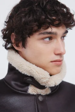 Cazadora trucker efecto ante doble faz