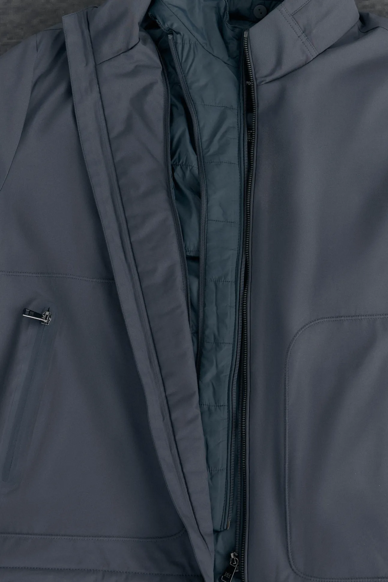 Cazadora vistas desmontables