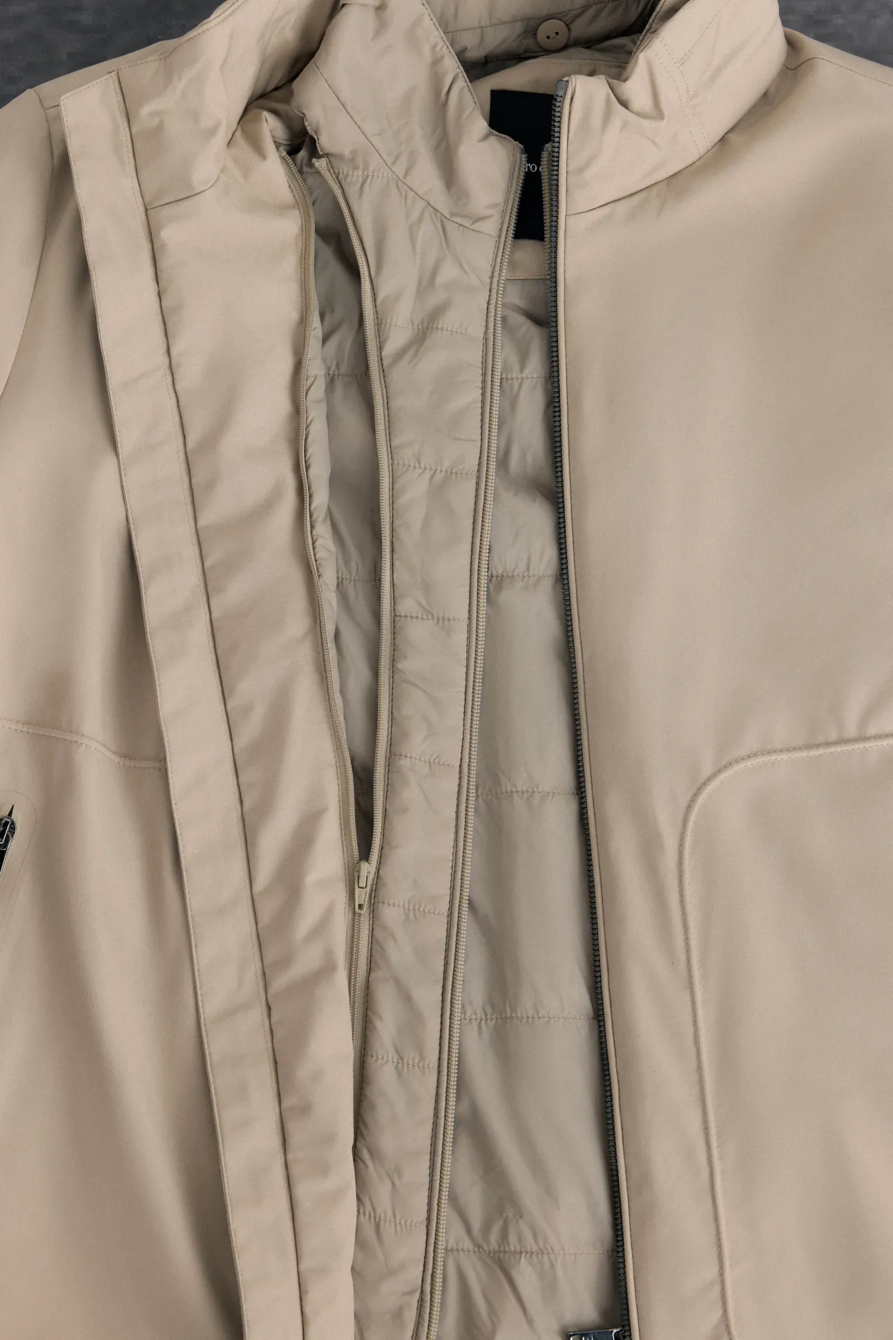 Cazadora vistas desmontables