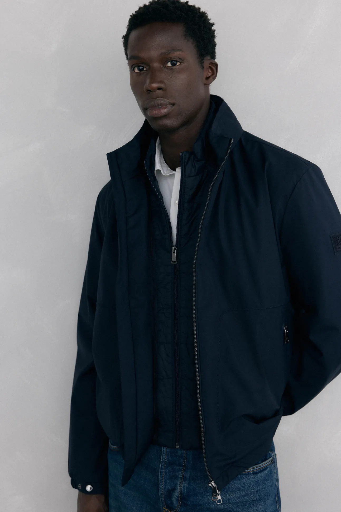 Cazadora vistas desmontables