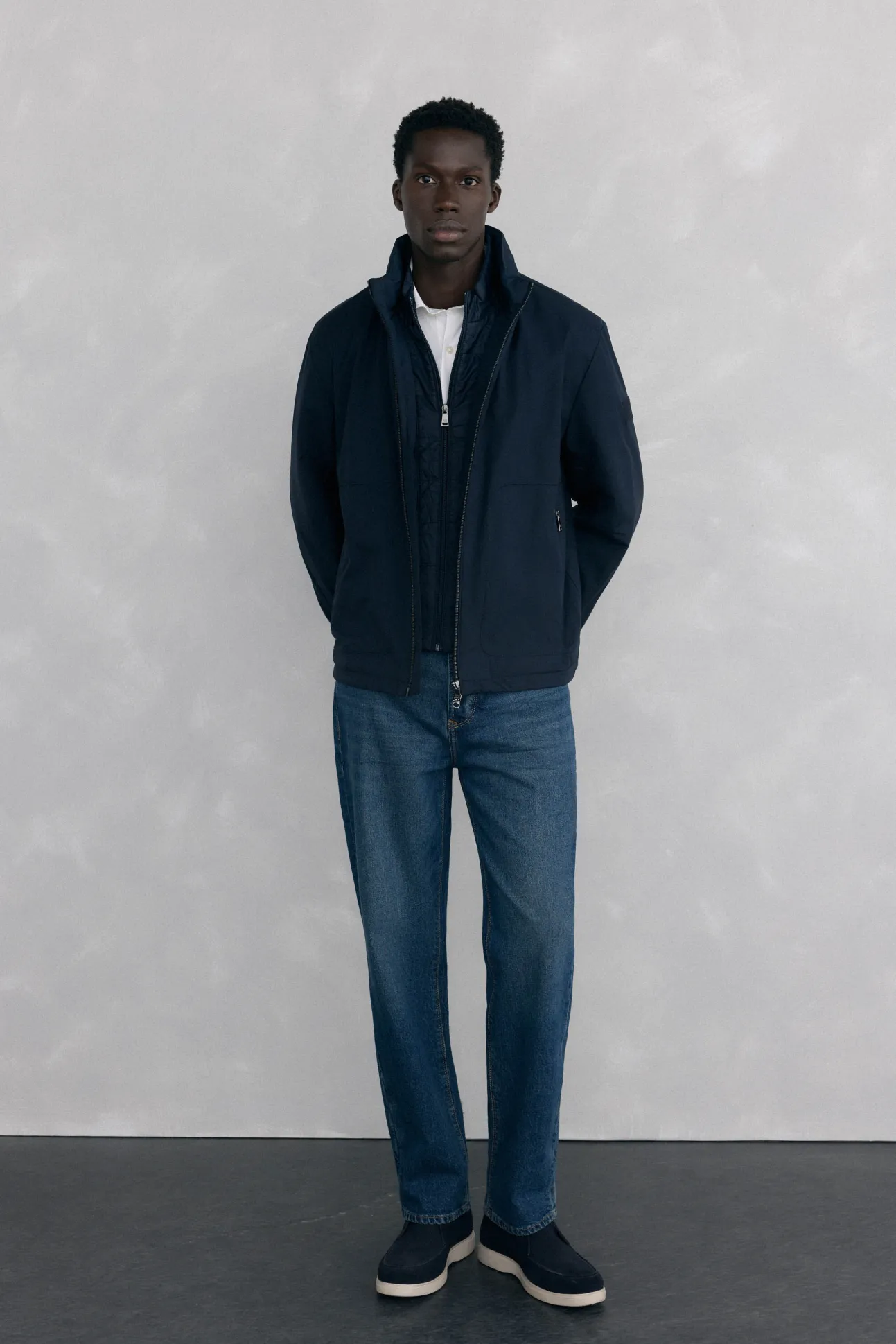 Cazadora vistas desmontables