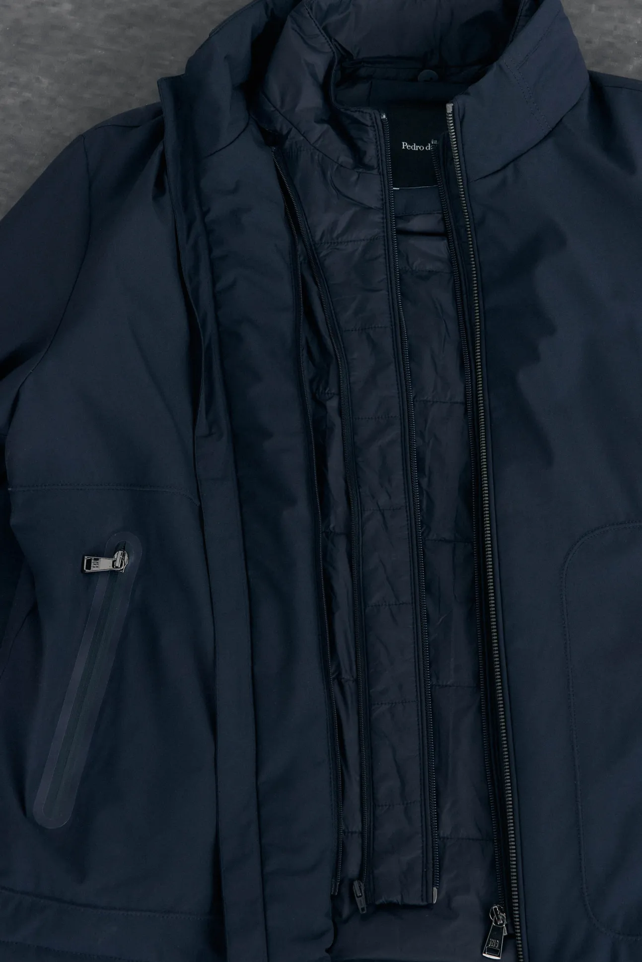 Cazadora vistas desmontables