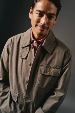 Cazadora worker cuello pana