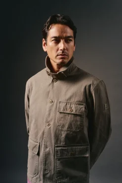 Cazadora worker cuello pana