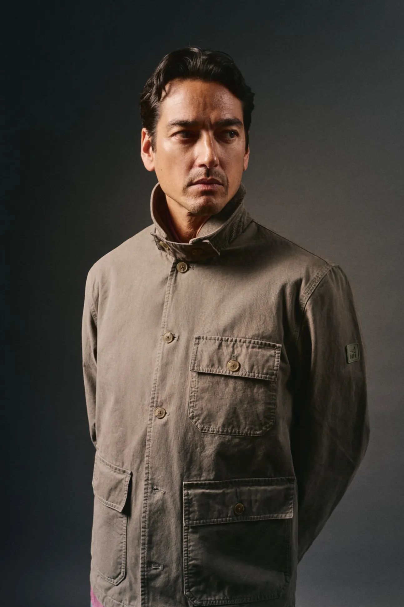 Cazadora worker cuello pana