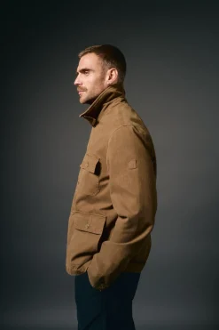 Cazadora worker cuello pana