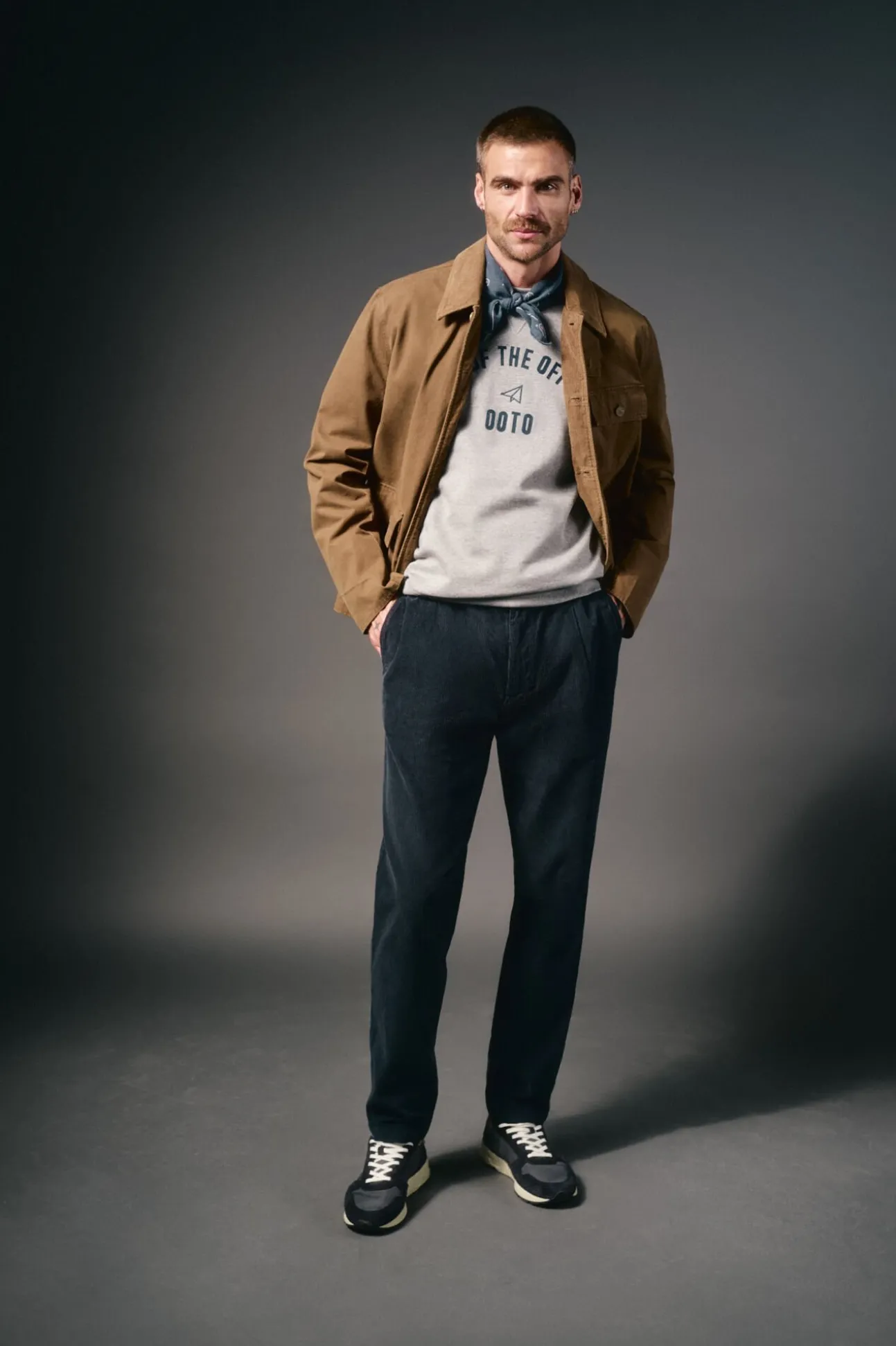 Cazadora worker cuello pana