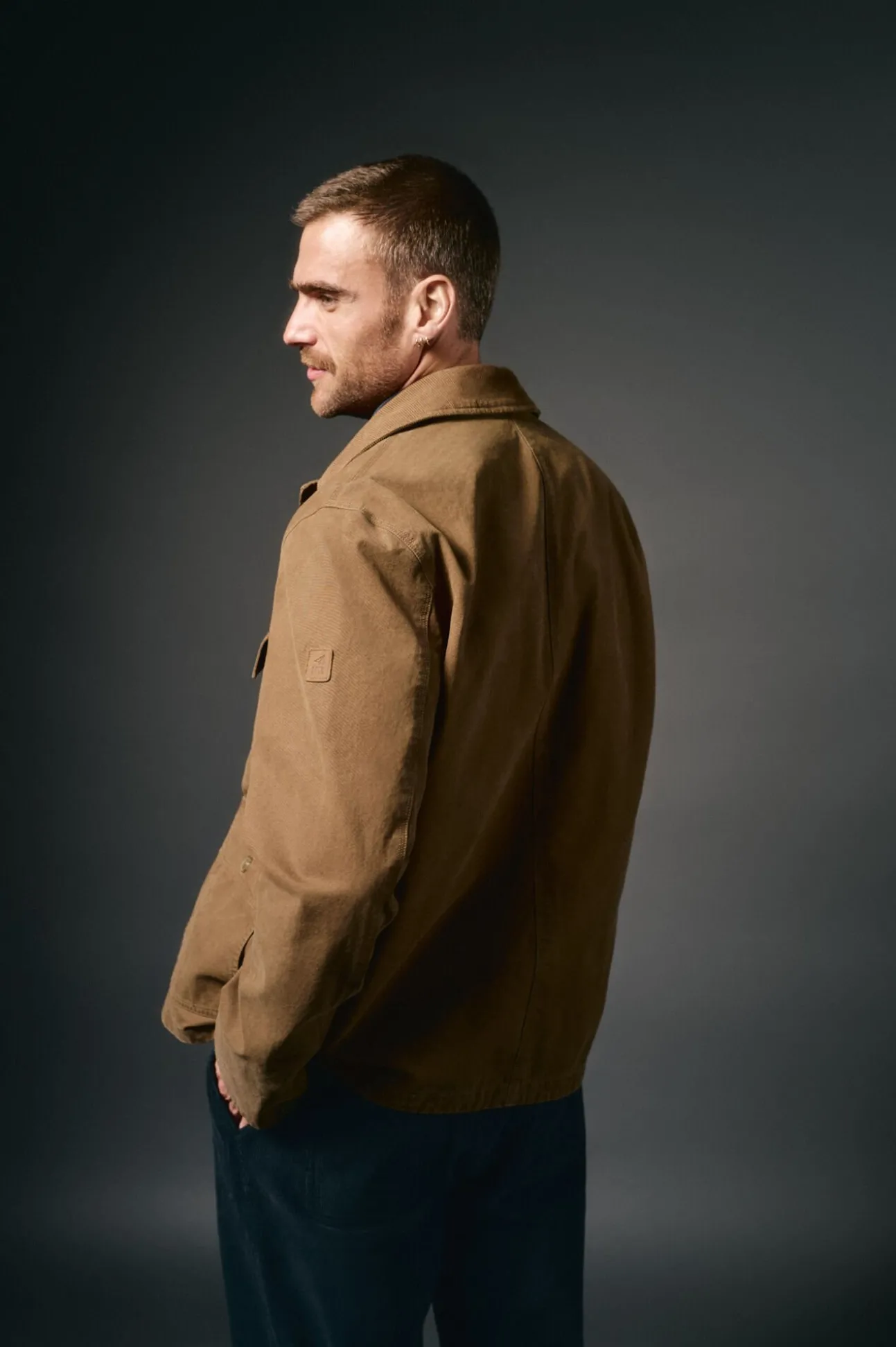 Cazadora worker cuello pana