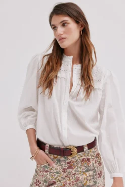 Cécile. Blusa bordada