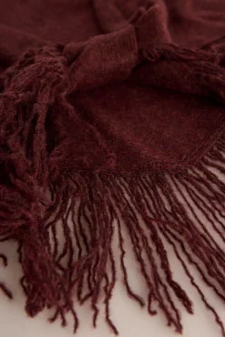 Chal de flecos triangular