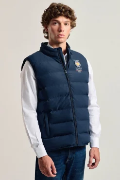 Chaleco acolchado azul marino modelo Escudo España
