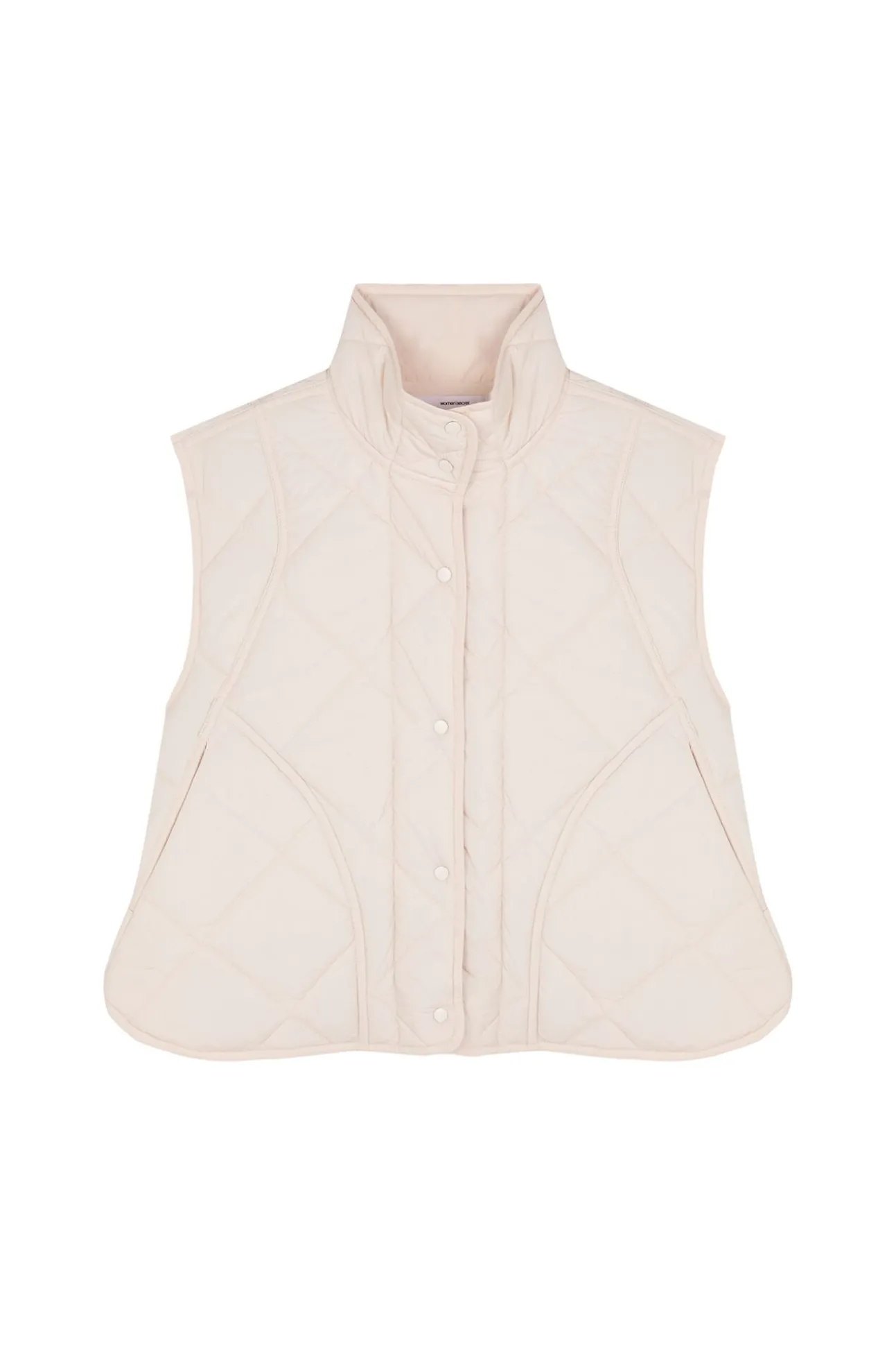 Chaleco acolchado blanco