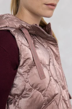 Chaleco acolchado capucha