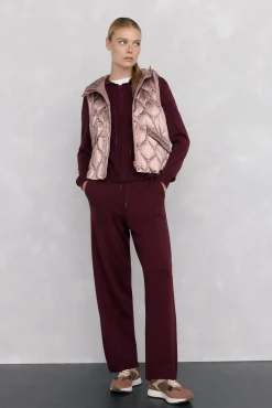 Chaleco acolchado capucha