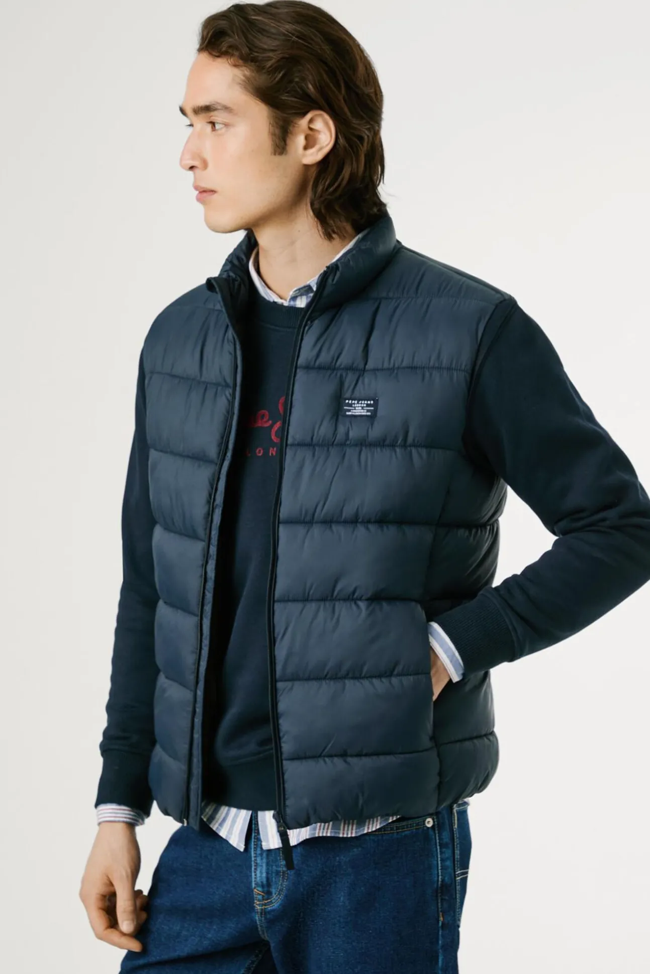 Chaleco Acolchado Cierre Cremallera