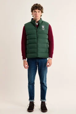 Chaleco acolchado color verde modelo Escudo