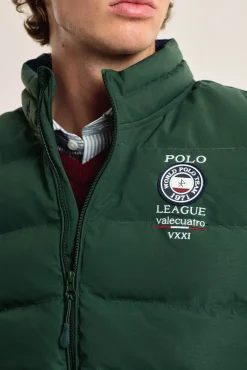 Chaleco acolchado color verde modelo Escudo