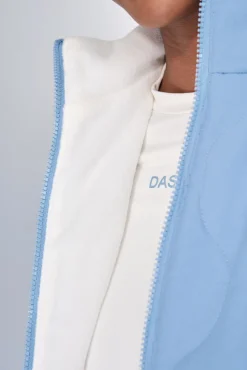 Chaleco acolchado forrado azul