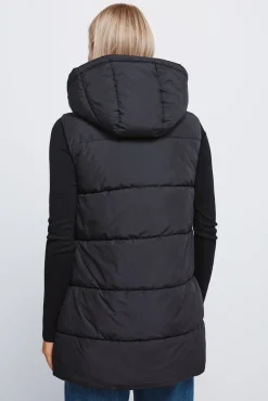 Chaleco capucha poliéster reciclado