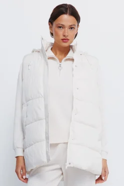 Chaleco capucha poliéster reciclado