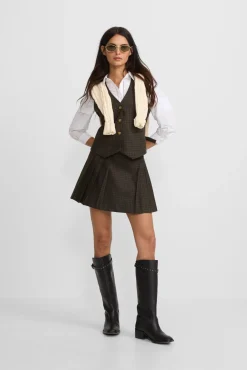 Chaleco clasico cuadros