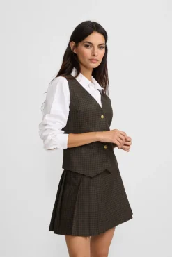 Chaleco clasico cuadros