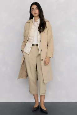 Chaleco corto peplum