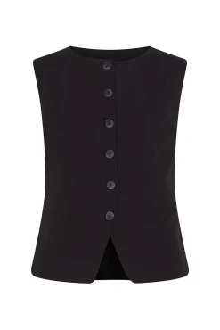 Chaleco cuello redondo