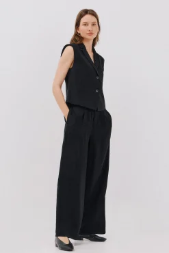 Chaleco de cuello solapa