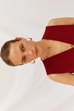 Chaleco de escote pico