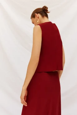 Chaleco de escote pico