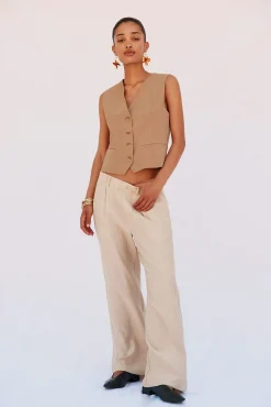 Chaleco de escote pico