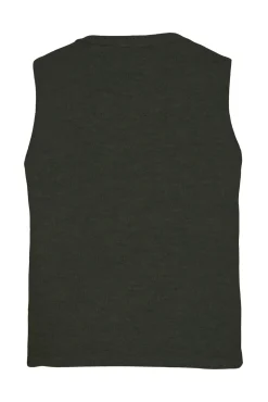 Chaleco de punto con botones joya