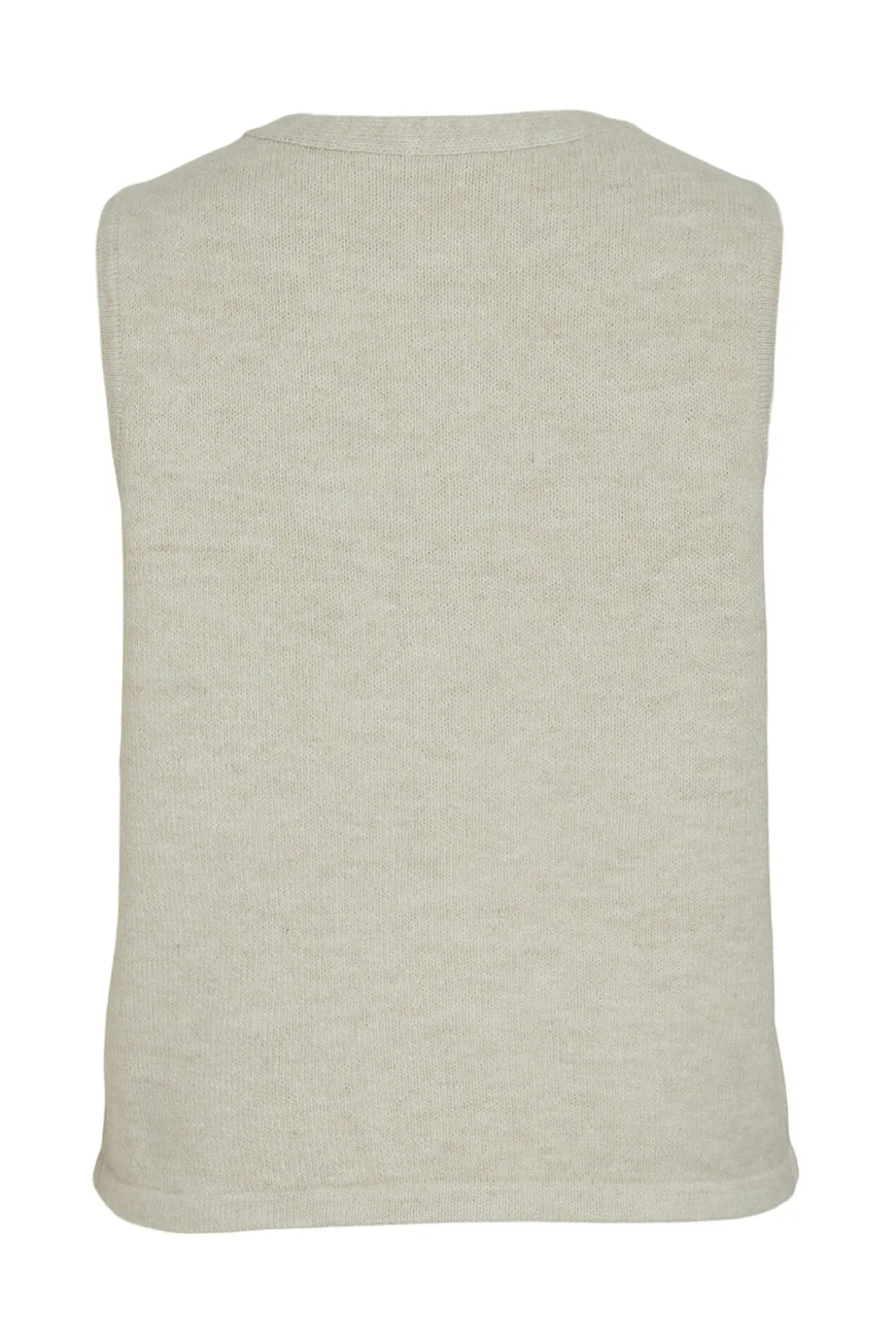 Chaleco de punto con botones joya