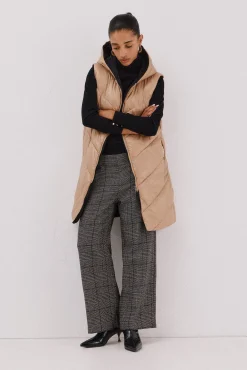 Chaleco largo reversible